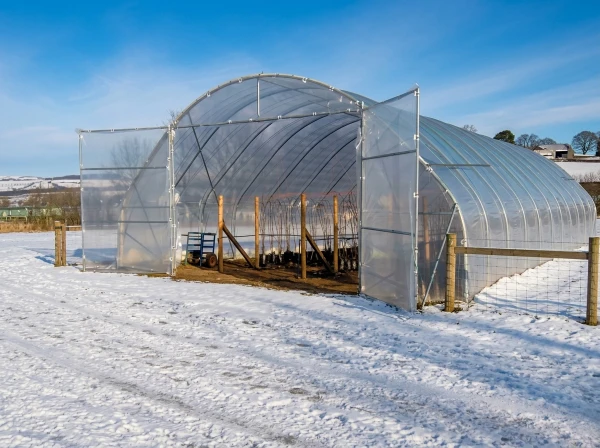 Enviro Tunnel in snow with the doors open