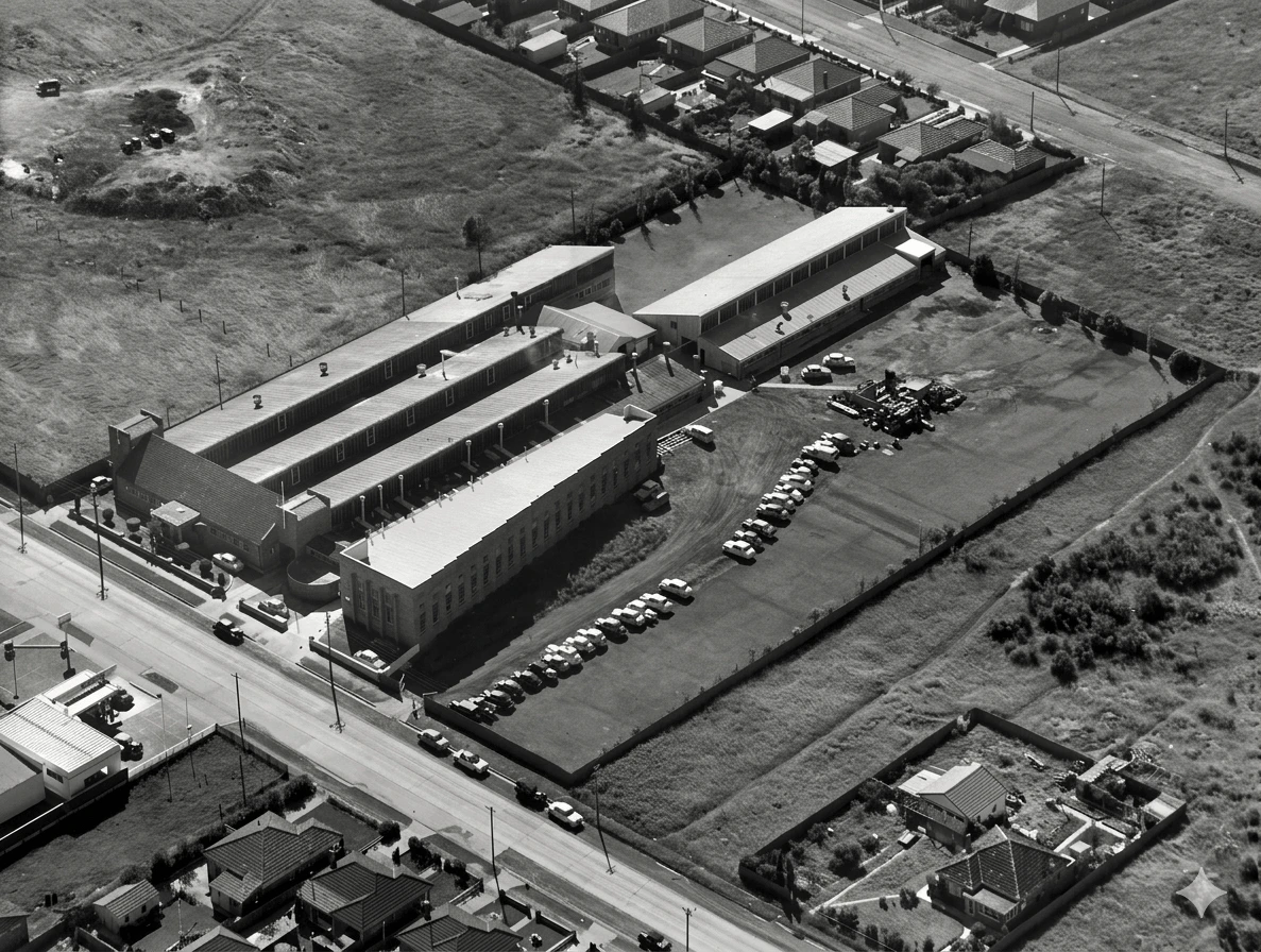 Original Tapex Premises Kingsgrove 1957