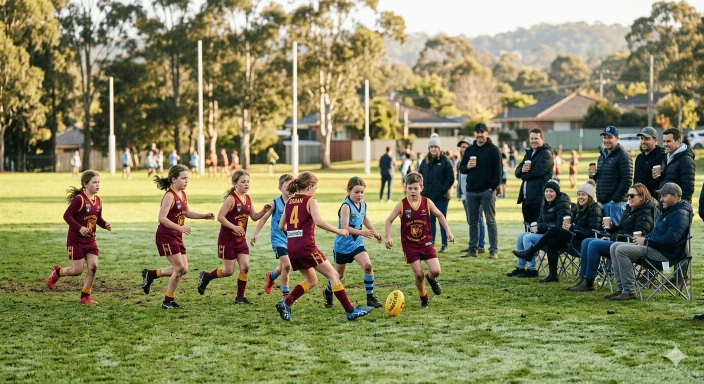 Children at a local ALF game