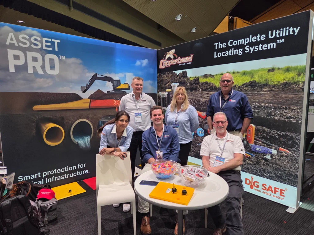 Tapex team group photo at APGA exhibition stand