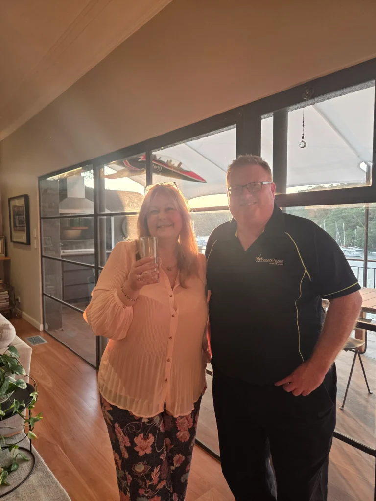 Vicki Ansell (Empak) and Stuart Cloney